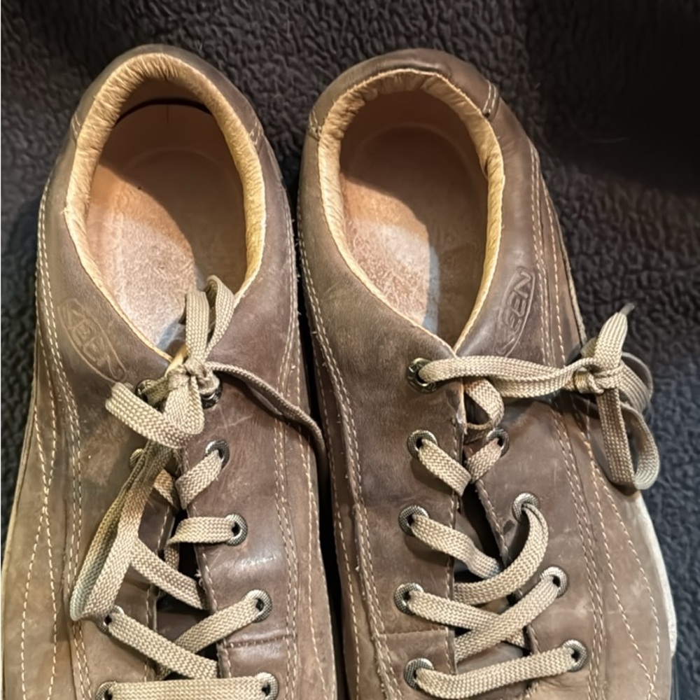 Keen Women's Brown Leather Athletic Shoes